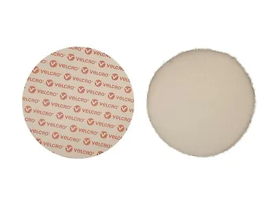 VELCRO® Self Adhesive Sticky Pads Hook And Loop Large  Coins Discs  95mm Circle • £2.99