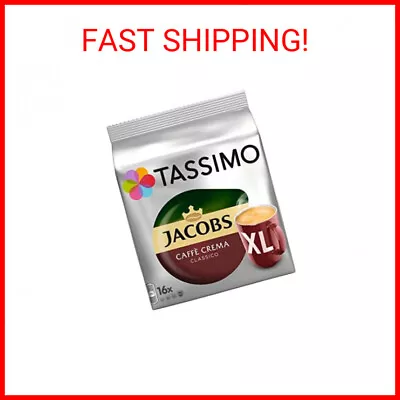 Tassimo Jacobs Caffè Crema XL Rainforest Alliance Certified 16 T-Discs • $16.80