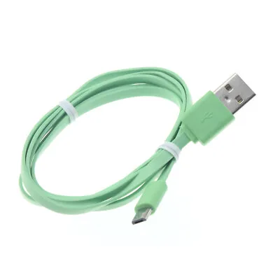 6FT LONG MICRO USB CABLE FAST CHARGER POWER CORD SYNC WIRE GREEN For CELL PHONES • $8.33