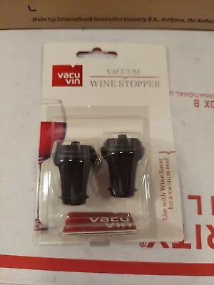 $19.99 • Buy Vacu Vin Vacuum Wine Stoppers Box Of 12 Two Packs (24 Stoppers)