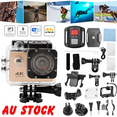 Sport Action Camera For GoPro 1080P 170° Remote WiFi Video Recorder Waterproof • $33.95