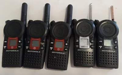 Lot 5 Motorola CLS1410 -GS1810-CLS1110 Two Way Radios- Parts Only  • $45