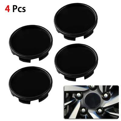 4Pcs/Set 68mm Universal Car Wheel Center Hub Caps Covers ABS Black Blank Emblem • $8.79