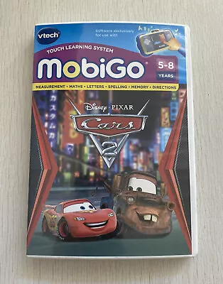 Vtech Mobigo Disney Pixar Cars 2 Touch Learning System 5-8 Years VGC Free Post • $5.18