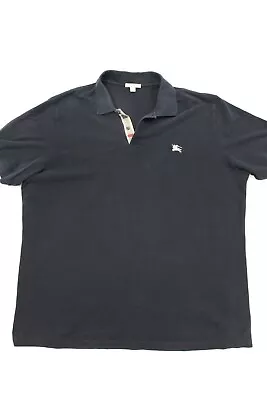 Burberry Brit Polo Mens Polo Shirt Sz XXL Black • $45