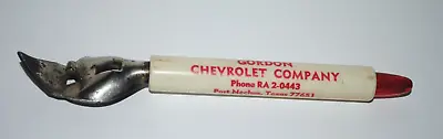 Vintage Chevrolet Dealership Can Opener Gordon Chevrolet Port Neches TX Worn • $8.99