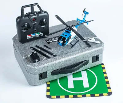 Rage RC Hero-Copter 4 Blade RTF Helicopter Police W/carry Case RGR6051 • $109.99