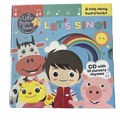 Sing-Along Nursery Rhymes: CD And Board Books X4 (With 4X CDs Audio) Brand New • $31