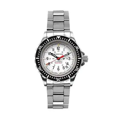 MARATHON 41mm Arctic Edition Large Diver's Automatic (GSAR) With Stainless Steel • $1620