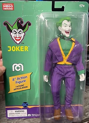 MEGO Toys Heroes 2021 DC Comics 8  Joker Action Figure • $19.99