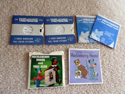 VTG. USED View-Master HUCKLEBERRY HOUND 3 DISCS WITH BOOKLET 1960++ • $9.99