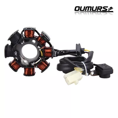 8 Pole Stator Coil For GY6 Engine ATV 125c 150cc Scooter Moped TaoTao ROKETA • $18.49