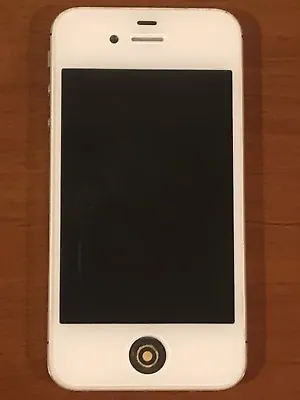 Apple IPhone 4s White Model A1387 - Missing Home Button Untested Selling As Is! • $24.99