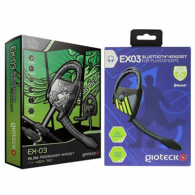 Gioteck EX-03 Street King Inline Messenger Headset For Xbox 360 Or PlayStation 3 • £4.54