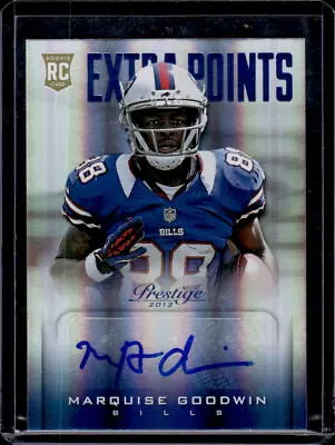 Marquise Goodwin 2013 Panini Prestige #266 Rookie Auto Extra Points Blue • $3.99