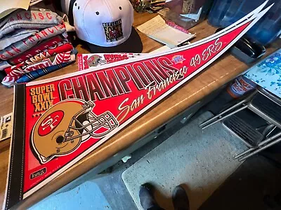 Vintage San Francisco 49ers Pennant • $15