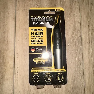 MicroTouch Titanium Max Micro-Precision Trimmer For The Ultimate Groom - New 🔥 • $15