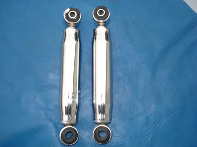 Pete & Jakes #1084C  CHROME Hot Rod Shocks Model A 1932 1934 Ford Hot Rat Rod Pr • $149