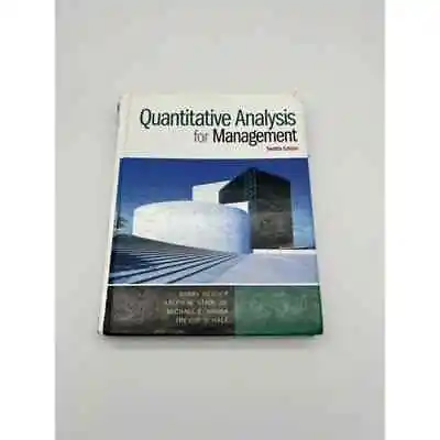 Quantitative Analysis For Management | 12th Edition | 2014 • $25