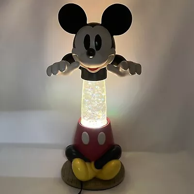 Disney Mickey Mouse Lava Lamp Light W/ Mickey Mouse Ears Icons 2005 Vintage • $225