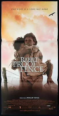 RABBIT PROOF FENCE Rare Australian Daybill Movie Poster Phillip Noyce • $49.99