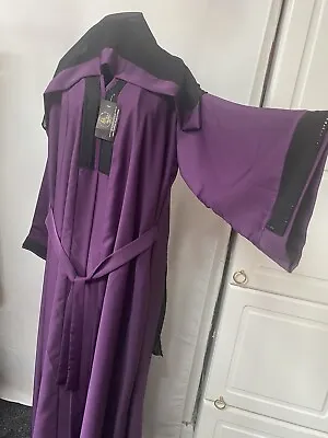 Purple Colour Abaya With Scarf  • £35