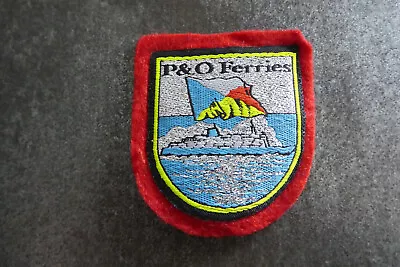 P&O Ferries Woven Cloth Patch Badge (L86S) • £4.99