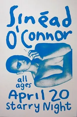 Sinead OConnor Concert 1988 Stary Night  Metal Fridge Magnet 2.5 X 4 8497 • $5.95