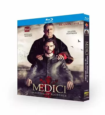 Medici: Masters Of Florence (Season 1-3)-English TV Series Blu-ray 4 Disc All R • $28.58