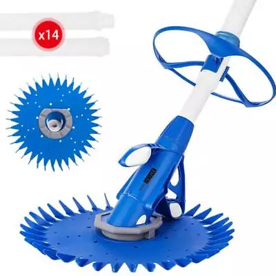 Automatic Pool Cleaner Swimming Pool Vacuum Inground Above Ground W/ 14 Hoses • $74.99