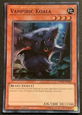 Vampire Koala | DASA-EN048 | Super Rare | 1st Edition | YuGiOh TCG • £0.99