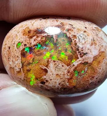 Big Fire Opal Cabochon Natural Mexican Cantera Cab Gem Collection Wire Wrapping • $119.99