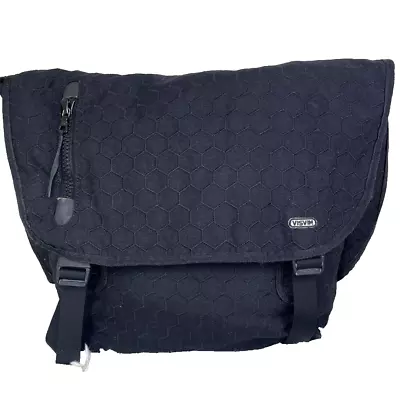 Visvim Messenger Bag Nylon Hexagon Black Shoulder Bag / • $240