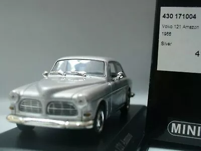 WOW EXTREMELY RARE Volvo 121 Amazon Coupe 1966 Silver 1:43 Minichamps-1800/240 • $84.55