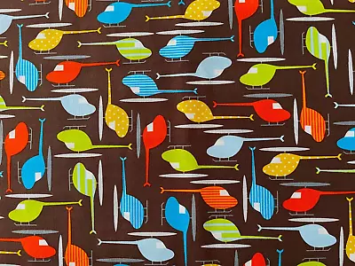 Cotton Quilt Fabric ReadySetGo Ann Kelle For Robert Kaufman By 1/2 Yard • $5.99