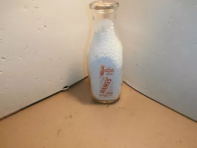 Rangs Dairy Quart Milk Bottle. Mahanoy City PA WWII Gaurd Your Health • $39.99