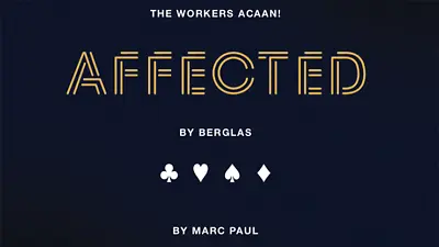 Affected By Berglas By Marc Paul ACAAN Mentalism Gaff Deck Included • £14.99