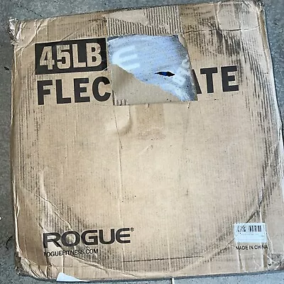 Rogue Fitness Fleck Rubber Bumper Plate- SINGLE ONLY 45LB New Open Box • $74.99