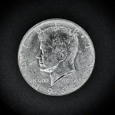 1964 US Kennedy Half Dollar 90% SILVER Coin • $12.50