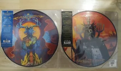 Mastodon  Blood Mountain  And  Emperor Of Sand  LP Picture Discs Used Like New  • $14.99