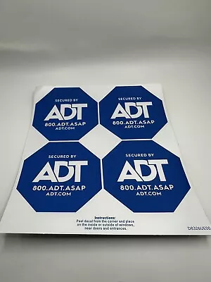 4 Adt Window Sticker Decal Sign Home Security • $5.99