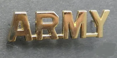 Us Army Emblem Script Lapel Pin Badge 1 Inch • $5.64