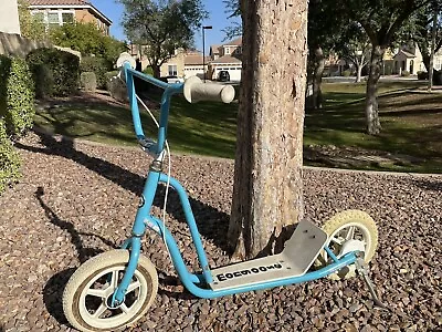 Vintage Super 1987 Mongoose Teal/Blue CR-MO 4130 Miniscoot Scooter 1980s BMX • $840