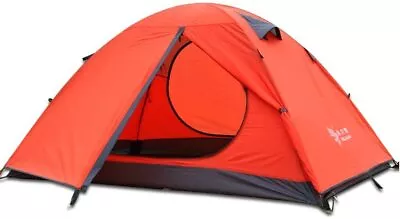 2 Person Backpacking Tent 3-4 Season Windproof Camping Tent Awning Family Ten... • $60.25