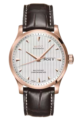 Mido Multifort Gent Leather Automatic Analog Men's Watch M005.431.36.031.00 • $890.10