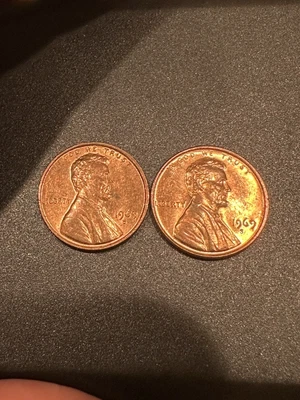 $1 • Buy 1969 S And 1969 D Lincoln Cents AU!!!