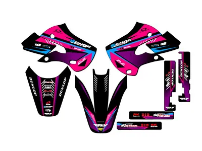 2002-2009 KLX 110 SURGE Pink Senge Graphics Kit Compatible With Kawasaki • $99.99