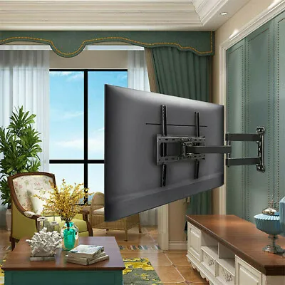 Long Arm TV Wall Mount Bracket Corner Full Motion Swivel For 26 -55  LCD 66 LBS  • $33.93