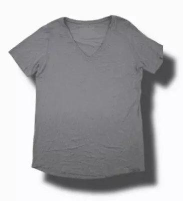 $125 Majestic Paris Women's Blue Soft Touch Short Sleeve V-Neck Top Size 1 • $40.38