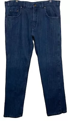 AGV Sport Jeans Men Size 40x34 Motorcycle Riding Kevlar Lined Blue Denim • $43.99